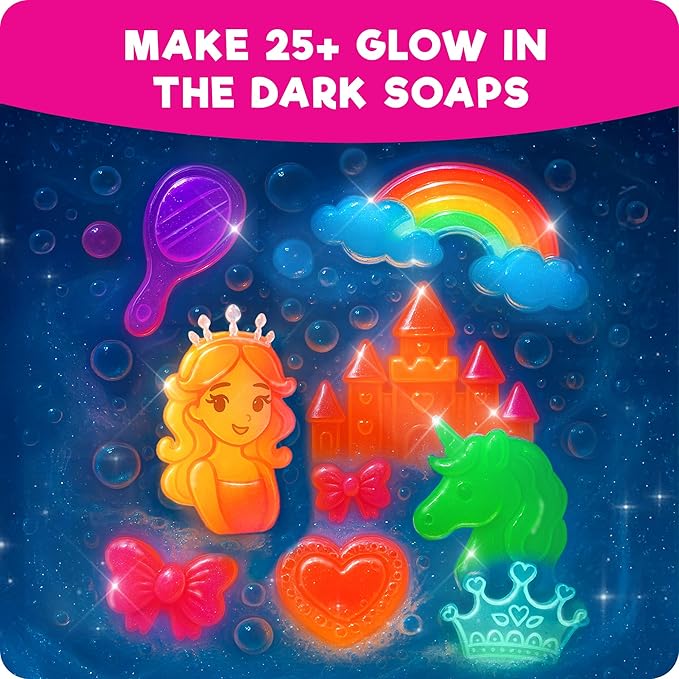 Doctor Jupiter Glow in The Dark Princess Soap Making Kit - Image 3