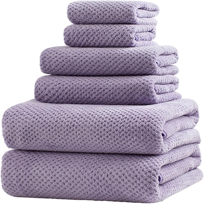 Extra Large Bath Towels Set for Bathroom 30x60 Inches Super Soft Light Weight by HVMSTOWELS