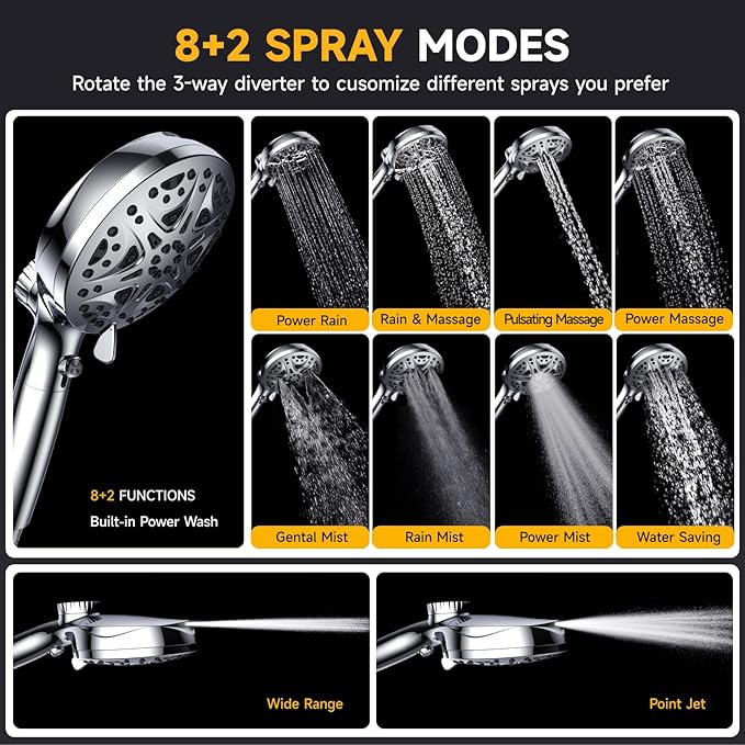 Dual Filtered Shower Head with Magnetic Handheld - Image 5