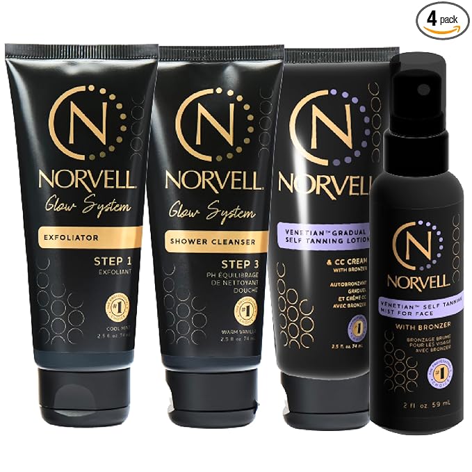 Norvell Venetian Self Tanner Maintenance Kit – Enhance Your Tan by Norvell