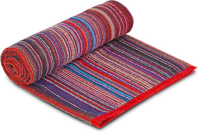 BolBom*S Bath Towel Set 4 Pack, 30 x 60 Inches Large 100% Cotton Stripe Bath - Image 4