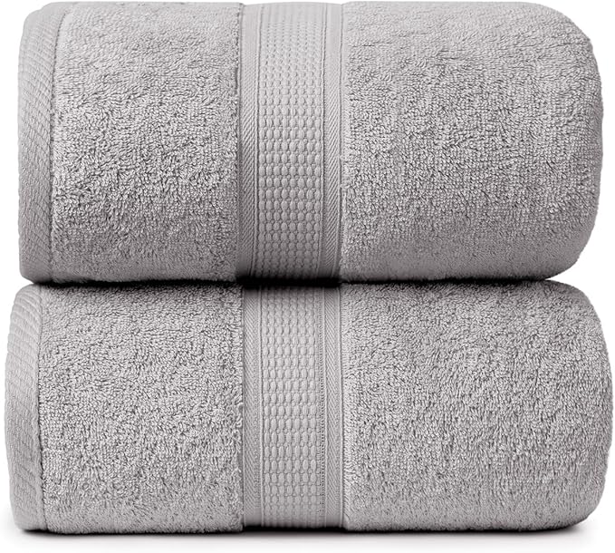 Ariv Premium Jumbo Bath Towels Pack of 2, Beach Towel, Extra-Large Bath Sheets by Ariv