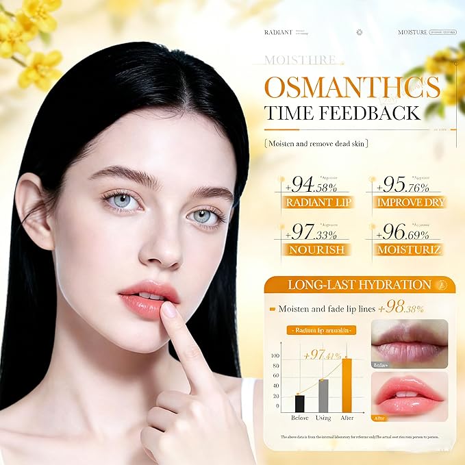 AKARY 5Pcs Osmanthus Nourish and Tender Lip Mask, Hydration Fragrance + - Image 6
