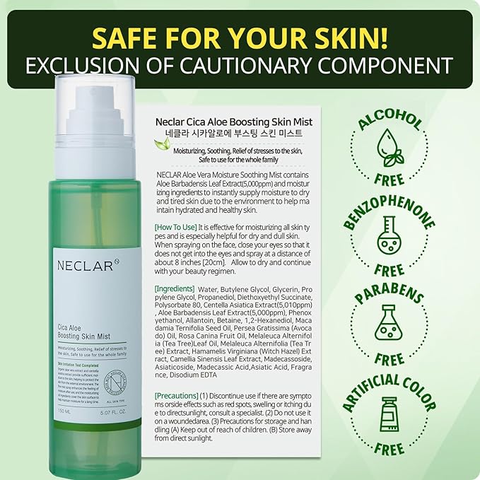 CICA Aloe Hydrating Toner Spray - Image 6