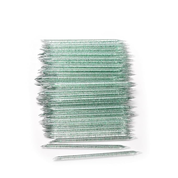 100Pcs Disposable Nail Sticks Double-End Nail Cuticle Pusher Remover Nail Care by Unknown