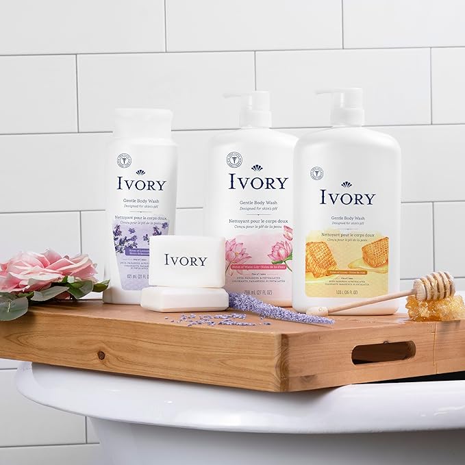 Ivory Body Wash + Gentle Bath Bar Soap Bundle Designed - Image 6