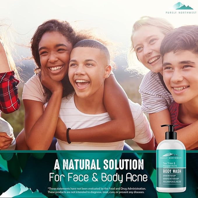 Tea Tree Body Wash for Men and Women – Natural Tea Tree Oil Body Cleanser for - Image 6