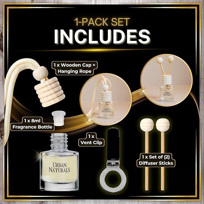 Urban Naturals Car Air Freshener Diffuser 1 Pack - Image 3