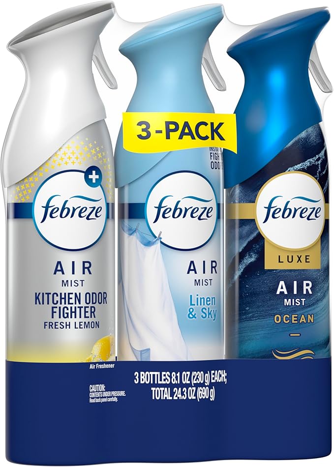 Febreze Air Mist, Air Freshener Spray, Odor Fighting Room Spray, Deodorizer - Image 11