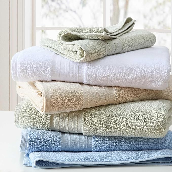 Martha Stewart - Bath Towels, Soft & Absorbent 100% Cotton Towels, Plush 700 GSM - Image 5