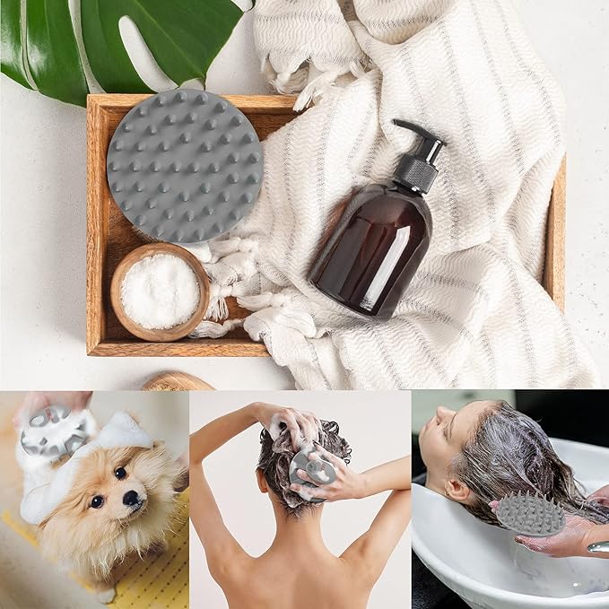 INNERNEED One-piece Scalp Massager Shampoo Brush, Wet & Dry Scalp Care Head - Image 6