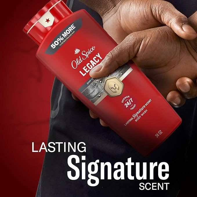 Old Spice Body Wash for Men, 24/7 Shower Fresh & Clean - Image 9