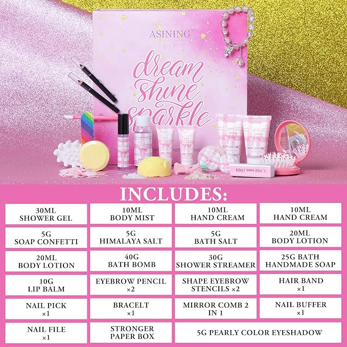 24 Day Beauty Care Advent Calendar, Makeup & Cosmetic Surprises, Birthday Gifts - Image 2