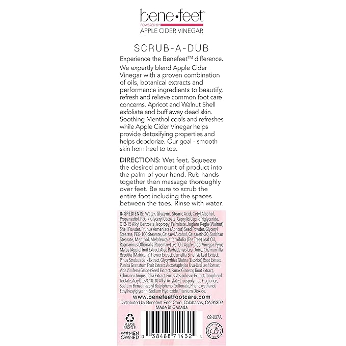 Benefeet Scrub-A-Dub Cooling Foot Scrub - Image 7