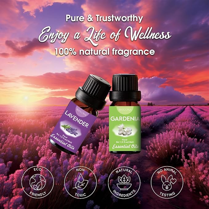 Floral Essential Oils Set for Diffusers & Candle Making - Image 4