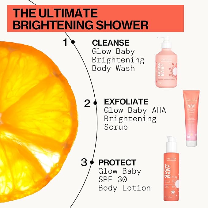 Pacifica Glow Baby Brightening Body Wash – Vitamin C & AHA Exfoliating Body Wash - Image 13