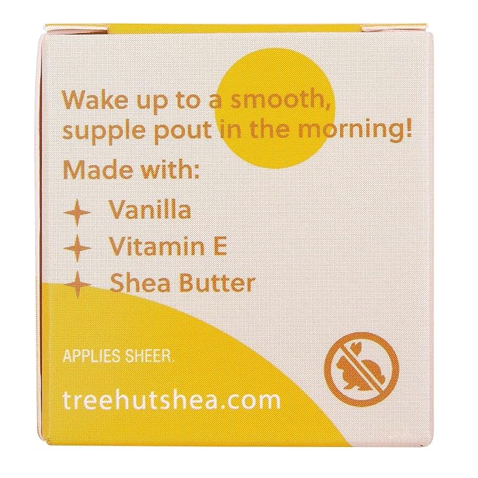 Tree Hut Vanilla Overnight Lip Mask, Deeply Hydrating Leave-On Treatment - Image 2