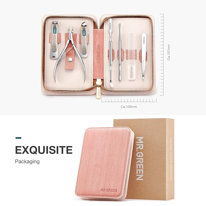MR.GREEN 7in1 Manicure Sets Personal Care Tools Stainless Steel Professional - Image 7