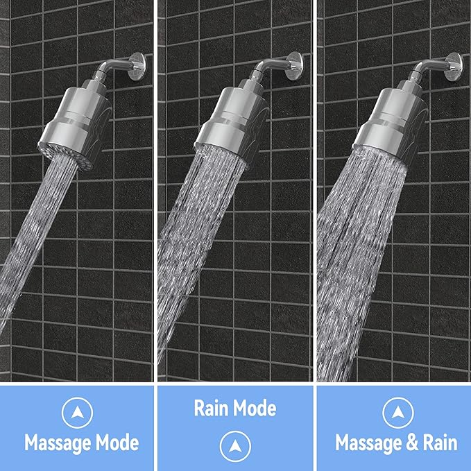 Filtered Shower Head, 3 Modes High Pressure Shower Head - Image 5