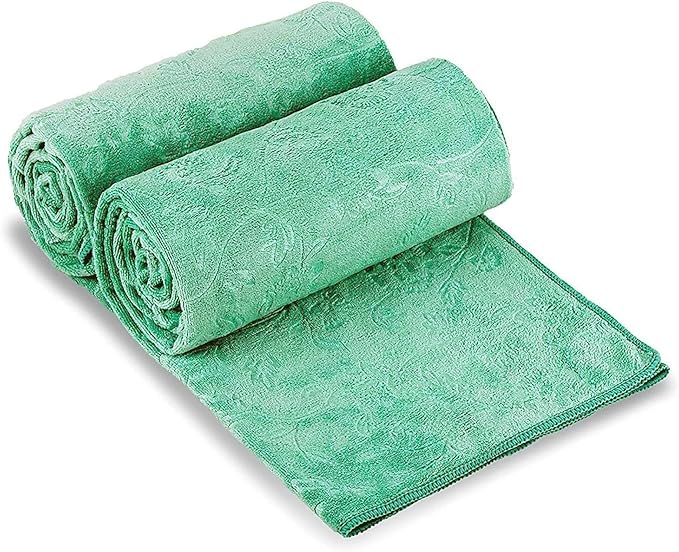 JML Large Bath Towels Set, 2 Pack, Microfiber Body Towels by JML