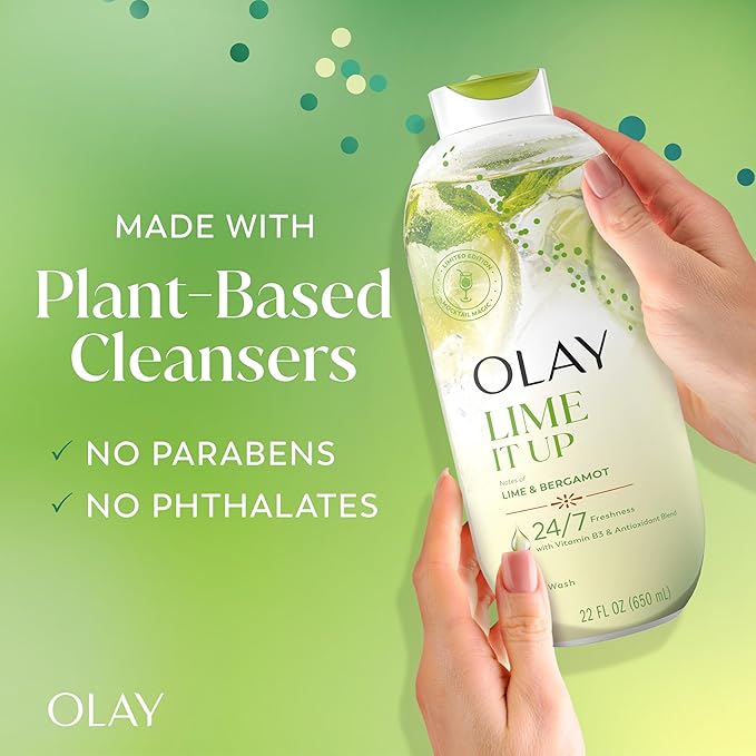 Olay Body Wash for Women, 24/7 Skin-Loving Freshness, Miami Mocktails, Plant - Image 5