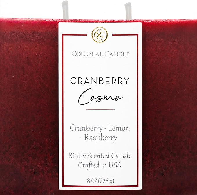 Colonial Candle Cranberry Cosmo Scented Candle Jar, Highly Fragranced Candles - Image 5