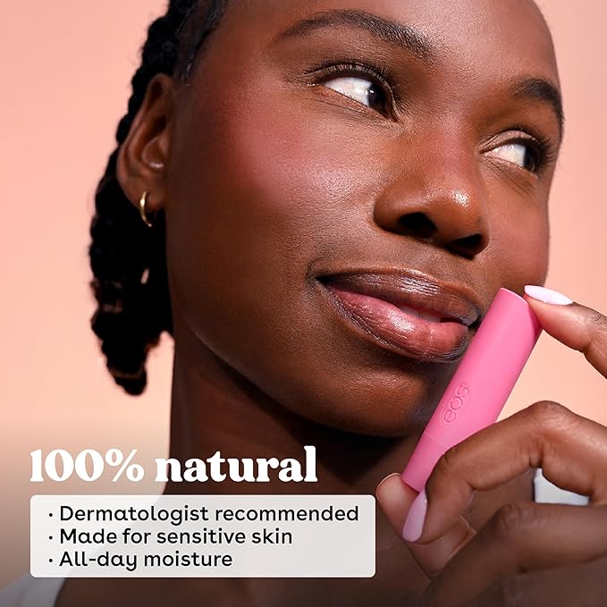 eos 100% Natural Lip Balm- Watermelon Frosé, Dermatologist Recommended - Image 3