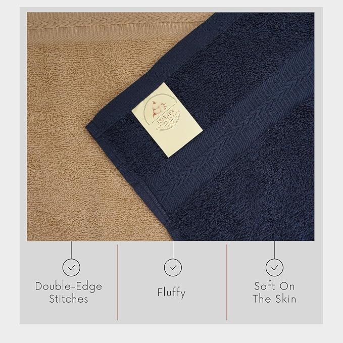 Medium Bath Towels Pack of 6 – 24x48 Inches – Soft, Quick Dry & Highly - Image 3