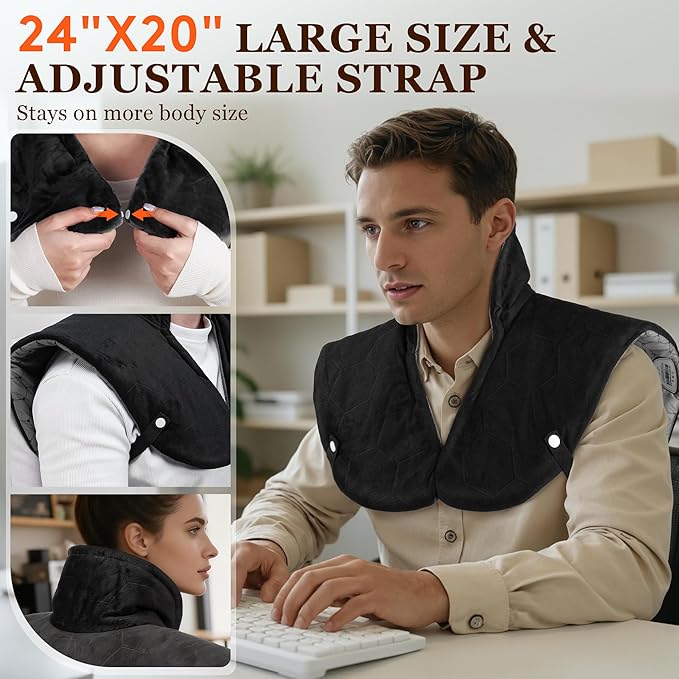 UTK 30s Fast Heating Pad, 6X Deeper Far Infrared Heating pad - Image 6