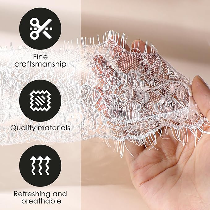 FRESHME Lace Blindfold Sleep Mask - Image 5