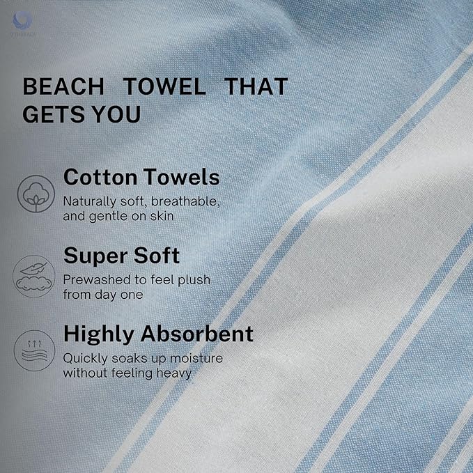 Cotton Turkish Beach Towel - Image 4