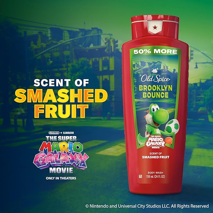 Old Spice Body & Face Wash for Men, x The Super Mario Galaxy Movie, 3X Defense - Image 4