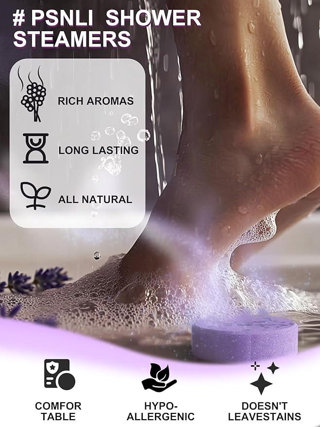 Shower Steamers Aromatherapy Stocking Stuffers 8 Scents, Christmas Gifts - Image 4
