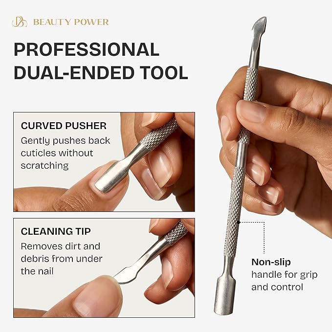 Beauty Power Manicure Pedicure Set 7-in-1 Stainless Steel, Ultra Sharp - Image 7