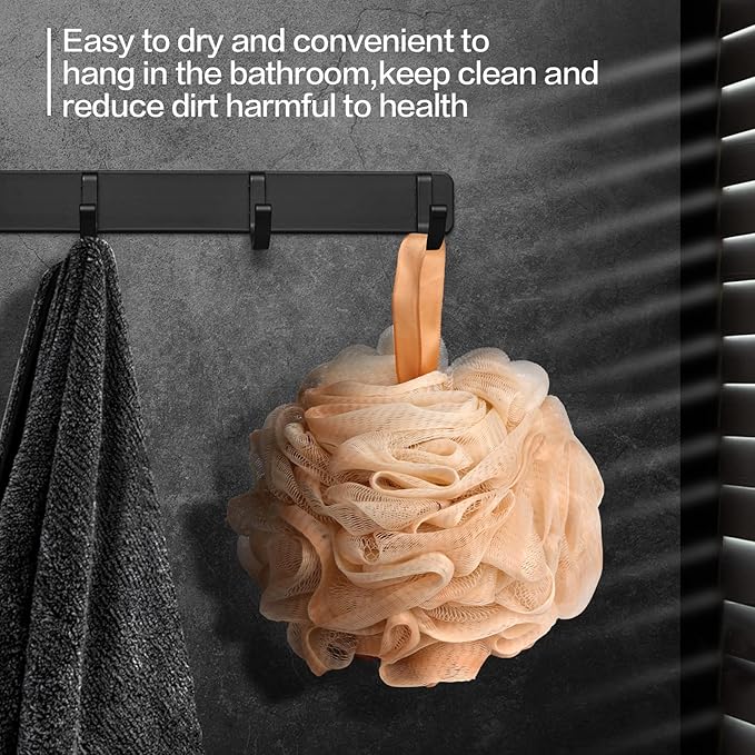 Fishent Loofah Bath Sponge Shower Loofahs, 4 Pack Soft Loofa Exfoliating Body - Image 3