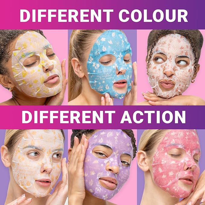 VIABEAUTY 6 Pack of Sheet Face Masks Skincare - Image 4