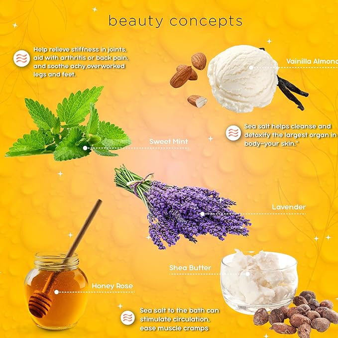 B.C. Beauty Concepts Aromatherapy Bath Salts- Epsom Salts - Image 4