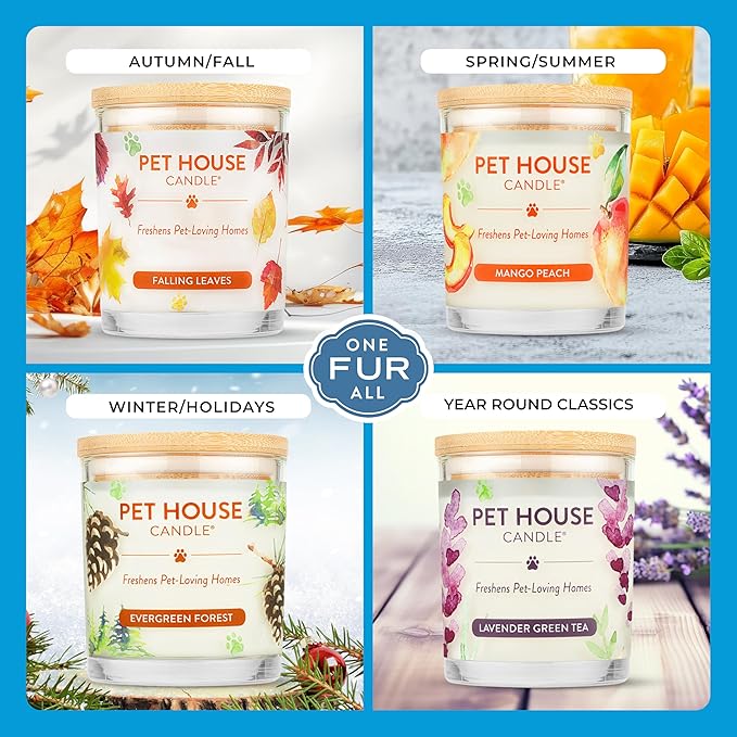 Pet House Candles, Clean Long-Lasting Pet Odor Candles - Image 4