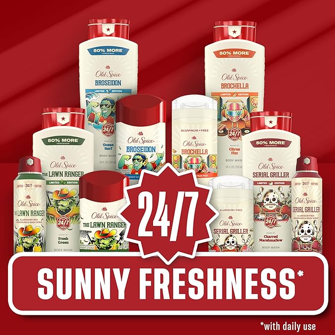 Old Spice Body Wash for Men, Summerdudes, 24/7 Shower Fresh - Image 10