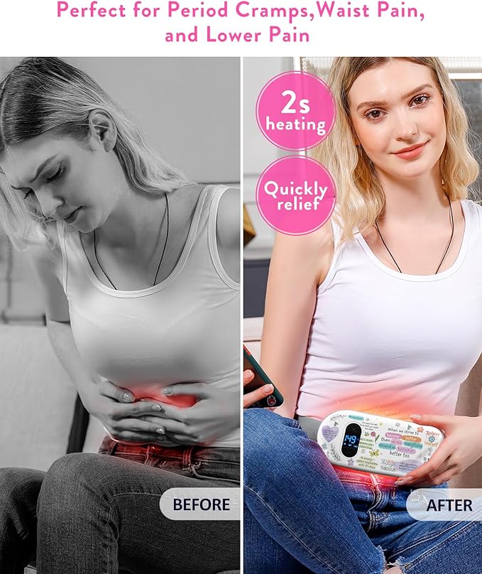 Portable Heating Pad for Period Cramps: Menstrual Heating Pad - Image 3