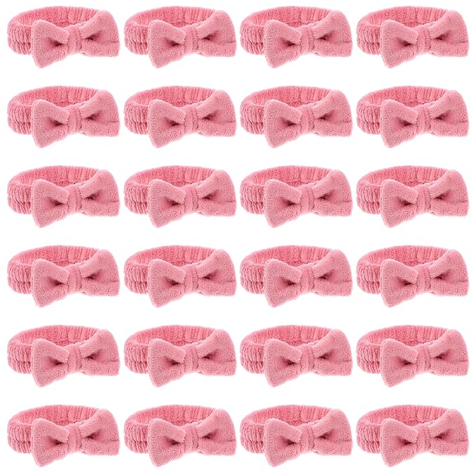 MAQUITA 24 Pcs Spa Headband for Women Facial Makeup Hair Band Bulk Skincare by MAQUITA