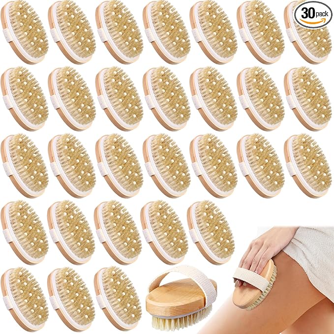 Gejoy 30 Pcs Dry Brushing Body Brush by Gejoy