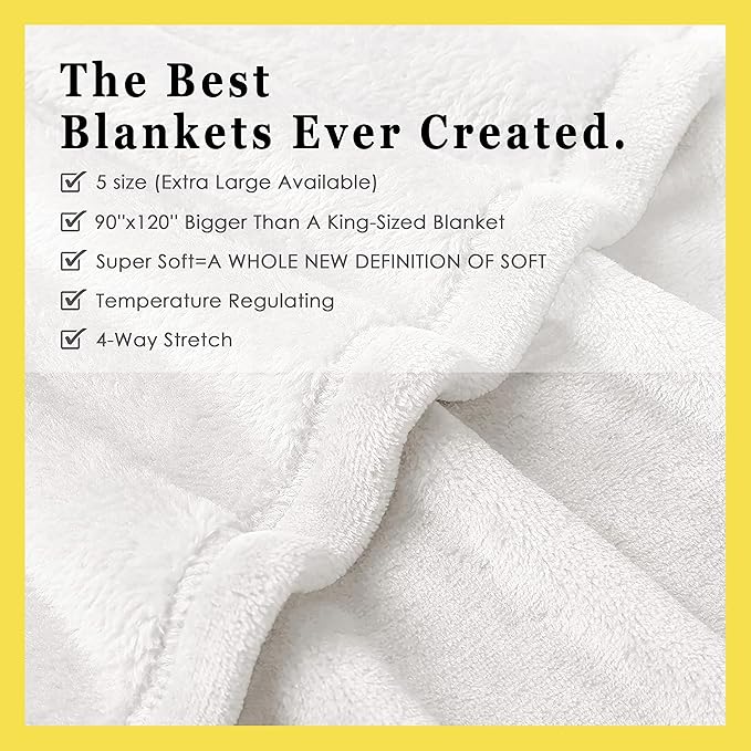 Cute Sunflower Flannel Fleece Blanket Throw Couch Microfiber Soft Cozy - Image 4