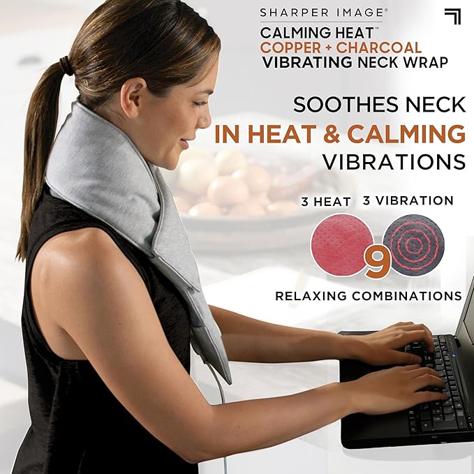 Calming Heat Neck Wrap by Sharper Image - Image 2