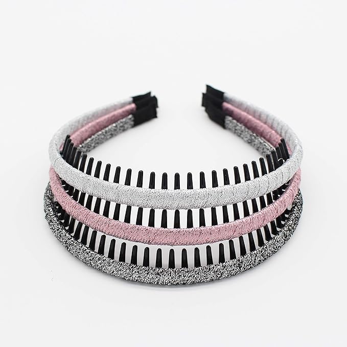 JOBAND Multicolor Stylish Teeth Comb Hair Hoop Hairband Headband Soft Comfy - Image 3