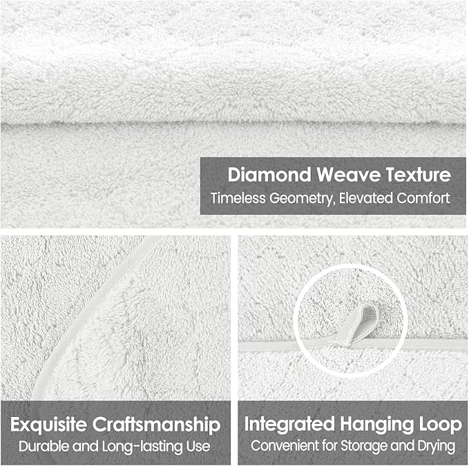 JML Microfiber Bath Towels Set of 2, 30 in x 60 in, Ultra Soft, Super Absorbent - Image 4