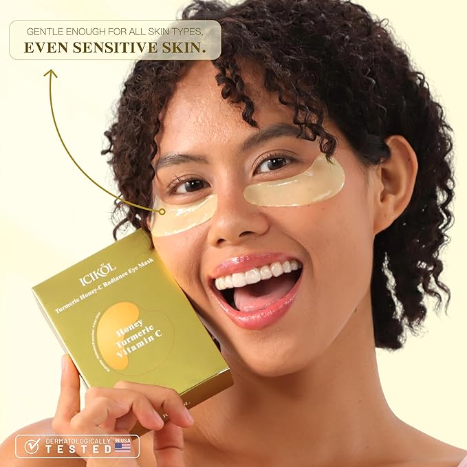 Turmeric Vitamin C Under Eye Patches, Eye Mask - Image 5
