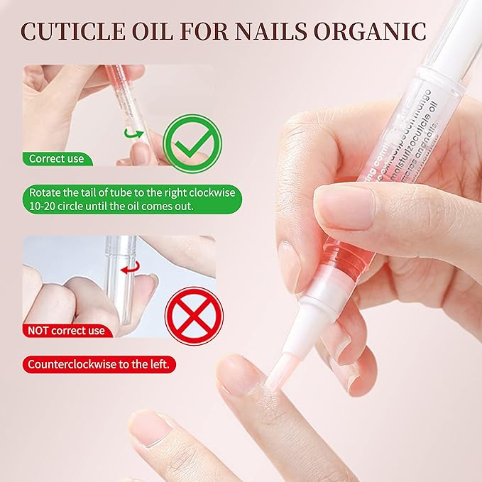 6Pcs Nail Cuticle Oils Nail Nutrition Oil Pen Nail Nourishment Pens 6 Smell - Image 6