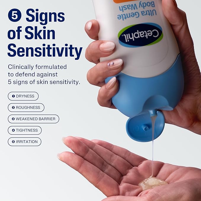 Cetaphil Ultra Gentle Refreshing Body Wash, - Image 9