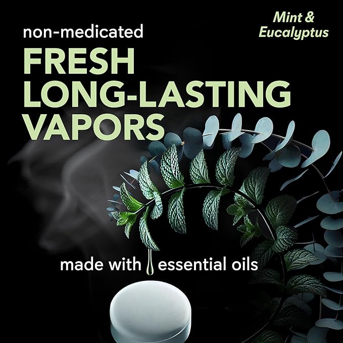 Sinucleanse Vapor Shower Steamers, All Natural Eucalyptus & Mint Aromatherapy - Image 3